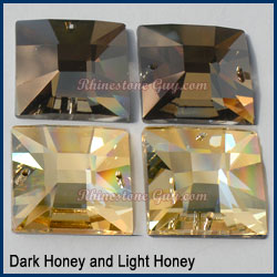 RG Classic Square Dark and Light Honey Sew On